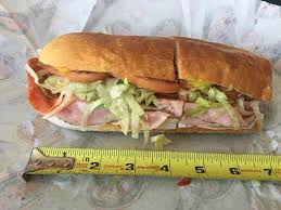 First time here so i had to ask the difference.regular is 7 inches while the giant is 15 inches! Jersey Mike S Giant Sub Size