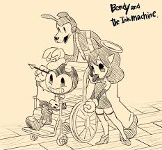 He is an inky demon with a wide grin and a thin build, and he wears a bow tie on his chest. Boris The Wolf Bendy And The Ink Machine Zerochan Anime Image Board