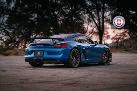Porsche Cayman Gt4 With Hre Rc103 In Satin Black Hre Performance Wheels Porsche Performance Wheels Cayman Gt4
