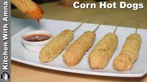 Chicken Corn Dogs Recipe American Snacks Recipe Kitchen With Amna Corndog Recipe American Snacks Snack Recipes