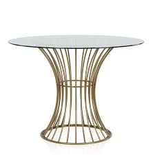 Westwood Dining Table In 2020 Dining Table Metal Round Dining Table Glass Top Dining Table