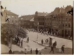 1874 der ortspolizeibezirk wehlau umfaßt die stadtgemeinde wehlau (1 gemeinde). Velau Wehlau Znamensk Prazdnichnaya Kolonna Na Rynochnoj Ploshadi Konigsberg Ostpreussen Ostpreussen Preussen