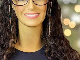 Adjustable Length Minimalist Eyeglass Chain. Tiny Seed Beads Glass Chain.  Black Brown Leather Eye Glasses Cord. Leather Sunglasses Holder.