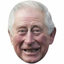 Prince Charles (Smile) Celebrity Mask, Flat Card Face