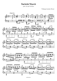 More free sheet music at www.freesheetpianomusic.com. Volodos Turkish March Sheet Music For Piano Solo Musescore Com