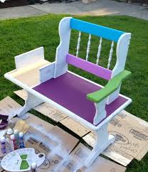 Sofort ergebnisse aus mehreren quellen! Funky Hand Painted Bench Hometalk