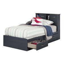 Coordinate with the twin headboard, twin cubbie bench and other bedroom furniture or use alone with existing furniture. Ulysses Mate S Platform Storage Bed With 3 Drawers Blueberry Toys R Us Canada