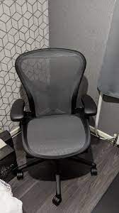 As comfortable for people behind their work computer for eight hour. Received My Herman Miller Aeron Gaming Edition Hopefully I Made The Right Choice Over The Embody Hermanmiller