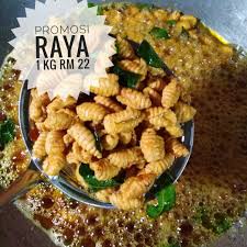 Resepi dan cara buat kuih siput. Promo Raya Ready Stock Kuih Siput Pedas Rangup 1 Kg Murah Shopee Malaysia