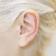Maria Tash On Instagram Simple Yet Elegant A Fresh Helix Piercing Done With A Delicate Diamond Pave And A Multiple Ear Piercing Ear Piercings Piercing