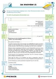 Das klingt locker und authentisch. Arbeitsblatt Anschreiben Planet Beruf De