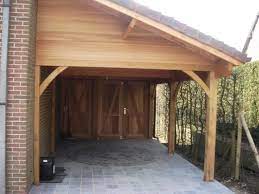 Houten Carports Carport Aanbouw Carport Carport Ideeen Achtertuin Huisje