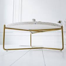 table basse en metal et terrazzo 80 anatole confetti table basse en laiton table basse table basse ronde