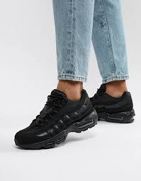 Claim for damage, injury, or death. Nike Air Max 95 Leather Trainers In Black Asos