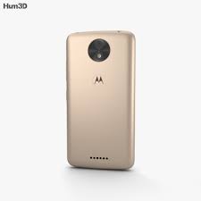 Motorola Moto C Plus Fine Gold 3D model ...