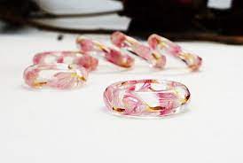 Resin Ring Pressed Flower Jewelry Cherry Blossom Flower Etsy Cherry Blossom Flowers Resin Ring Blossom Flower