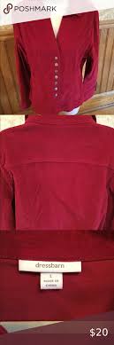 Dress Barn Red Corduroy Jacket In 2020 Dress Barn Dresses Red Corduroy Jacket Clothes Design