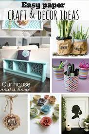 Creative Craft And Decor Ideas Using Paper Our House Now A Home Cheap Diy Crafts Creative Crafts Paper Crafts