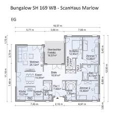 Bungalow Haus Grundriss In Uform Mit Walmdach Architektur 4 Zimmer 169 Qm Erdgeschoss Loggia Terrasse Uberdacht Walmdach Grundriss Bungalow Haus Grundriss