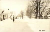 Peru VT Street iN Winter GAS PUMP c1930s Real Photo Psotcard ...