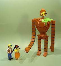 Laputa Robot And Friends Lego Sculptures Lego Legos