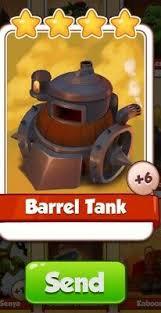 Tank mechanics are still being worked on by owi, will keep it updated soon as it's highly maneuverable, equipped with epic long barrel main gun, it's firepower against armored 1.hostile tank or ifv whoever saw it must report in voice channel tanks are the highest level of. Coin Master Card Barrel Tank Fast Delivery Ebay