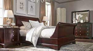 Whitmore Cherry 8 Pc Queen Sleigh Bedroom From Furniture Cherry Bedroom Furniture King Bedroom Sets Bedroom Sets Queen