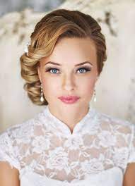 Retro Wedding Updo Google Search Hochzeitsfrisuren Brautfrisur Frisur Hochzeit