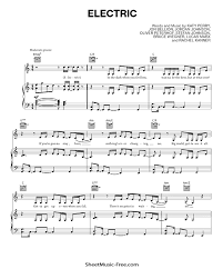 She has a big sister named angela & a little brother named david, and has english, portuguese, german, irish, and scottish ancestry. Electric Sheet Music Katy Perry Sheetmusic Free Com