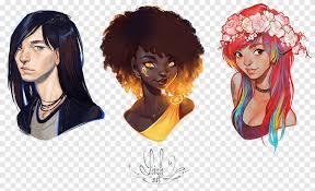 See more ideas about how to draw hair, art tutorials, art reference. Digital Art Painting Drawing Shading Black Black Hair Head Png Pngegg