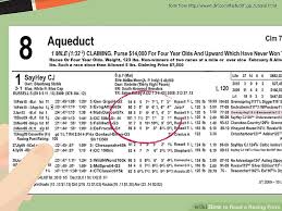 How To Read A Racing Form With Pictures Wikihow