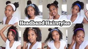 As a classic version of one of the oldest hairstyles for curly hair, this grecian goddess updo is sure to please! Quick Easy Headband Styles On Natural Hair Swirly Curly Youtube