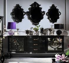 Luxury black and gold bedroom decor. Casa Padrino Luxury Baroque Living Room Set Black Gold Ornate Chest Of Drawers And 3 Wall Mirrors Baroque Furniture Luxury Quality