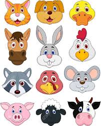 Animal Head Cartoon Set Royalty Free Cliparts Vectors And Stock Illustration Image 19024625 Dolgu Oyuncak Hayvan Hayvanlar Hayvan