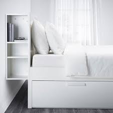 Notre gamme comprend des têtes de lit de styles, matériaux et finitions variés. Brimnes Cadre De Lit Rangement Tete De Lit Blanc 160x200 Cm Ikea