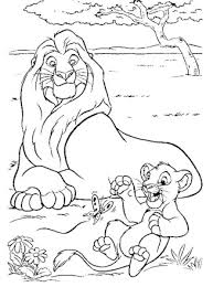 Simba and nala as children. Lion King Coloring Page Lion King Simba Mufasa All Kids Network