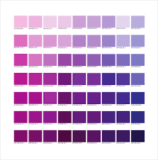 9 pantone color chart templates free sample example