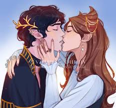 Elf Crown The Cruel Prince - Cardan And Jude Kiss - Elf Crown - Pin |  Teepublic
