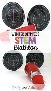 Biathlon is the sweatiest discipline at the winter olympics. Students Learn About The Winter Olympics And About The Biathlon Event They Complete An Activity To Winter Olympics Winter Stem Activities Olympics Activities
