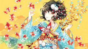 Anime Girl In Kimono 3840x2160 Download Hd Wallpaper Wallpapertip