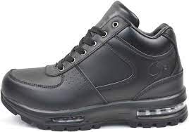 Amazon.com | LABO Mens Black Hiking Leather Boot Air Heel 5712 9 | Hiking  Boots