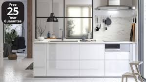 voxtorp high gloss white kitchen ikea