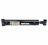 MAXIM Welded Hydraulic Cylinder: 4 in Bore Dia., 36 in Stroke Lg, 46 in  Retracted Lg, 26,120 lb
