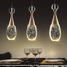 Postmodern copper pendant light 3 heads golden trapezoid circle glass ball for living room bedroom home decoration fixtures. Plafoniera A 3 Luci A Sospensione Downlight Metallo Elettrolitico Cristallo Vetro Moderno E Minimalista Bolla Cristallo Colonna Regolabile Paralume In Alluminio Cluster Pendant Lighting Contemporary Pendant Lights Cheap Pendant Lights