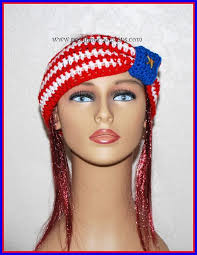 American Flag Headband Free Crochet Pattern