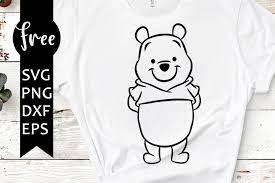 Download Winnie Pooh Svg Free Cartoon Svg Best Disney Svg Files Instant Download Shirt Design Free Vector Files Outline Svg Bear Svg Png 0595 Freesvgplanet
