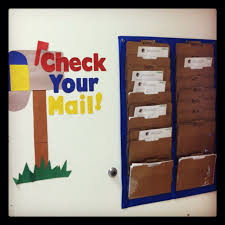 Mail Center Each Student Has A Folder For Notes Home And