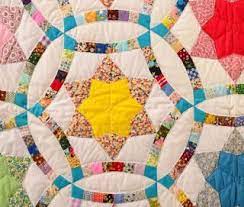 Cloud Of Quilt Patterns Golden Wedding Ring Blockbase 313 Wedding Ring Quilt Golden Wedding Vintage Quilts