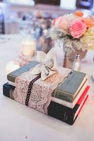 Pros and cons of including sunflowers in your wedding flowers. Smart Ideas For A Book Themed Bridal Shower Book Themed Wedding Book Centerpieces Book Theme Wedding