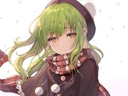 I Am Nobunaga Photo Anime Green Hair Anime Art Girl Art Girl